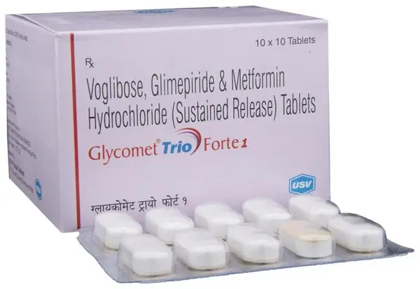 Glycomet Trio Forte 1 Tablet SR