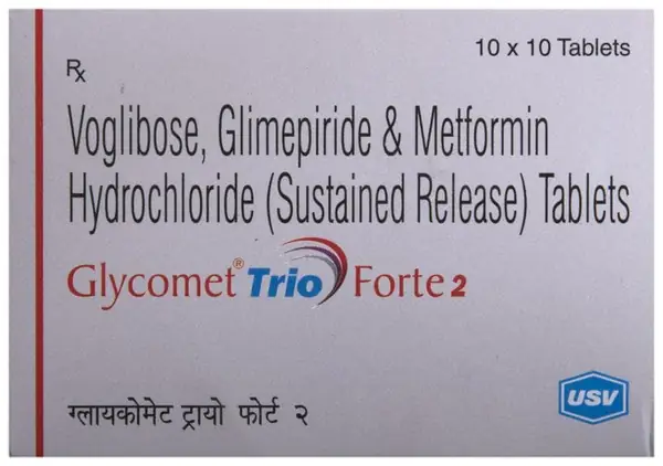 Glycomet Trio Forte 2 Tablet SR