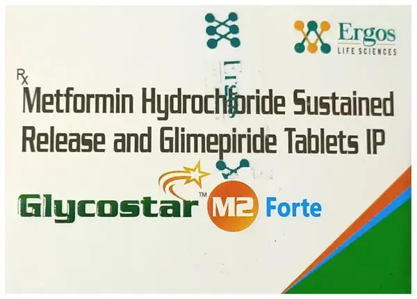 Glycostar M Forte 2mg/1000mg Tablet SR