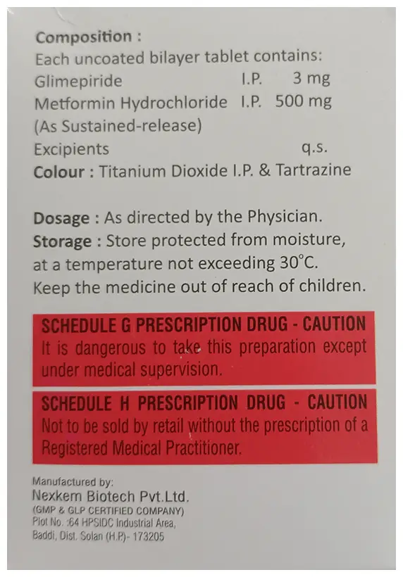 Glyphase M3 Tablet SR