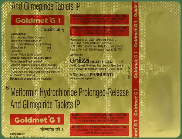 Goldmet G 1 Tablet PR