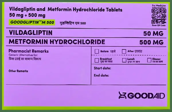 Goodgliptin M 500 Tablet