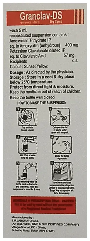 Granclav-DS Dry Syrup