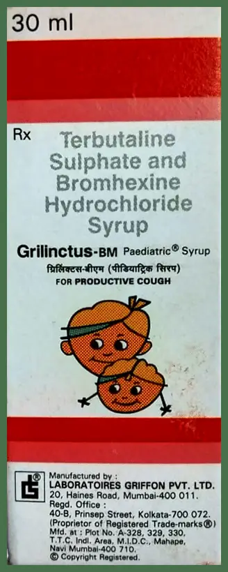 Grilinctus-BM Paediatric Syrup