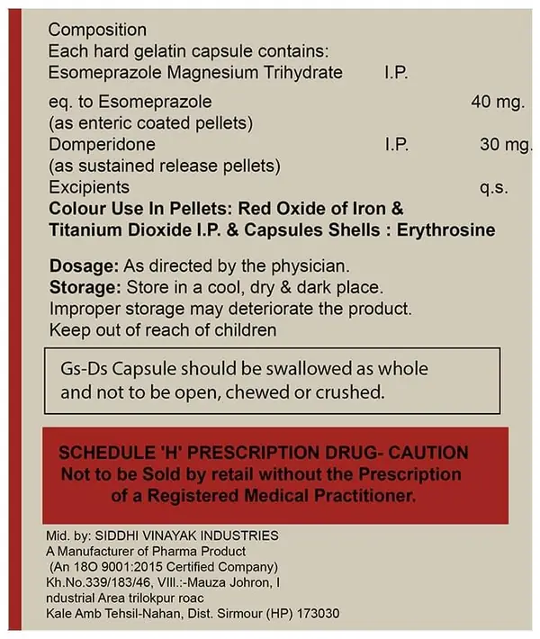 Gsr-Dsr Capsule