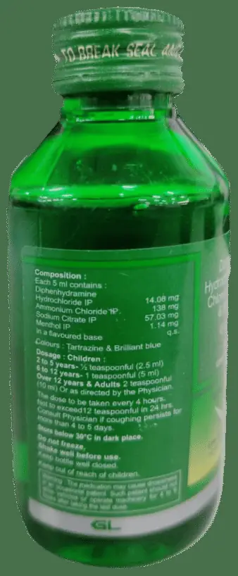 Gulfadryl Green Cough Expectorant Mint
