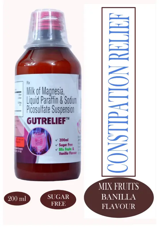 Gutrelief Oral Suspension Mix Fruit & Vanilla Sugar Free