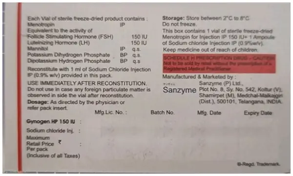 Gynogen HP 150IU Injection