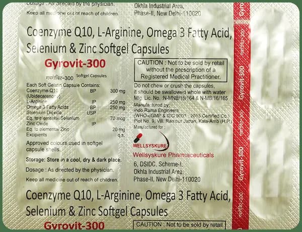 Gyrovit 300 Soft Gelatin Capsule