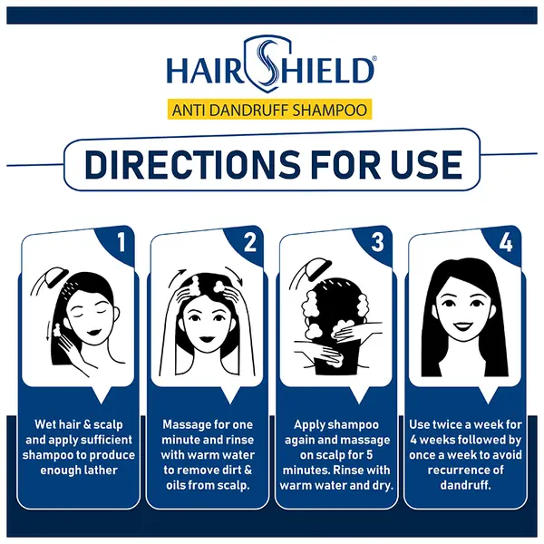 Hair Shield Anti Dandruff Shampoo