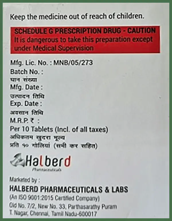 Halpride M2 Forte Tablet