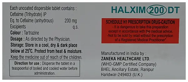 Halxim 200 DT Tablet