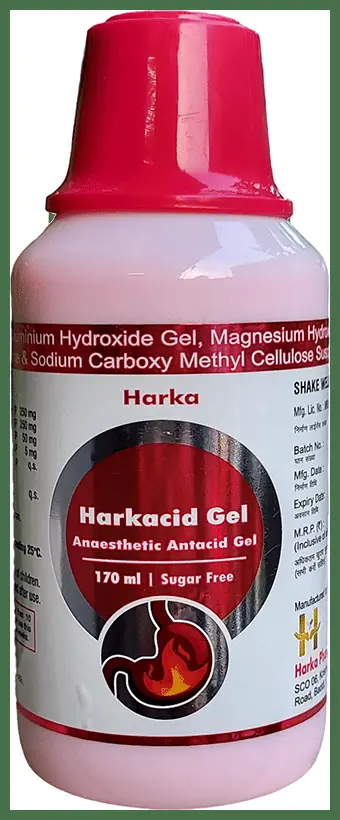 Harkacid Anaesthetic Antacid Oral Gel Sugar Free