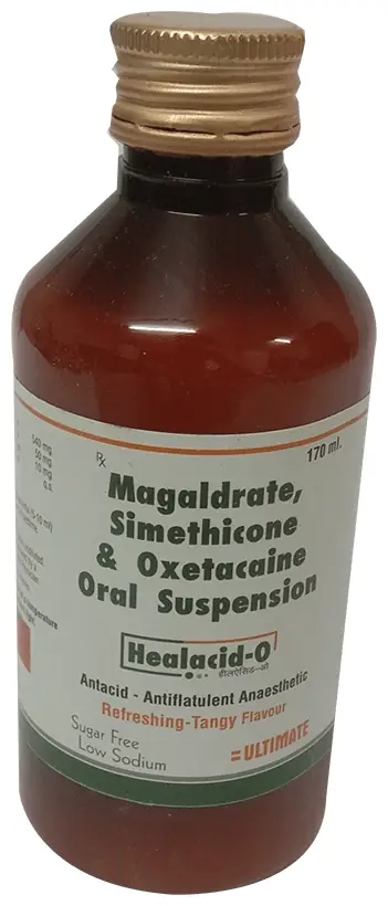 Healacid-O Oral Suspension Refreshing-Tangy Sugar Free
