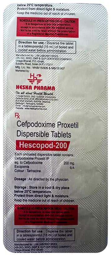 Hescopod 200mg Tablet