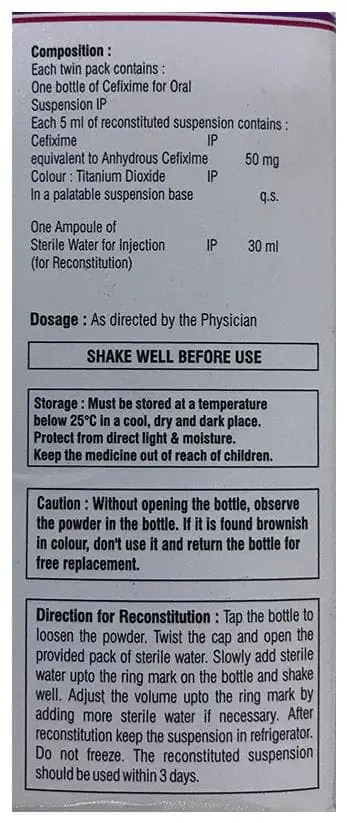 Hhcefi 50 Dry Syrup