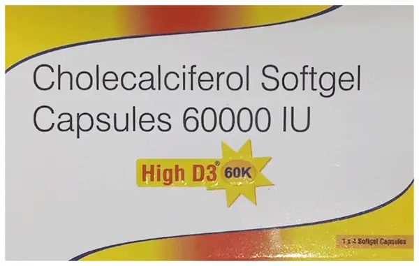 High D3 60K Softgel Capsule
