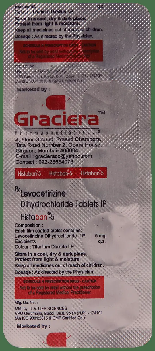 Histaban 5mg Tablet