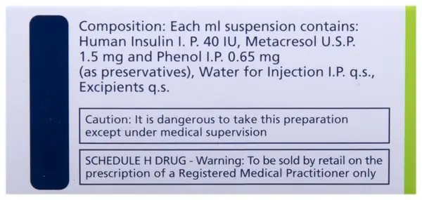 Human Insulatard 40IU/ml Suspension for Injection