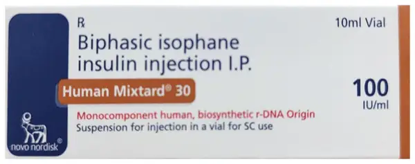 Human Mixtard 30 Suspension for Injection 100IU/ml