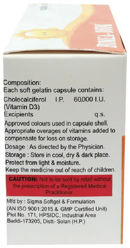 Humea-D60K Soft Gelatin Capsule