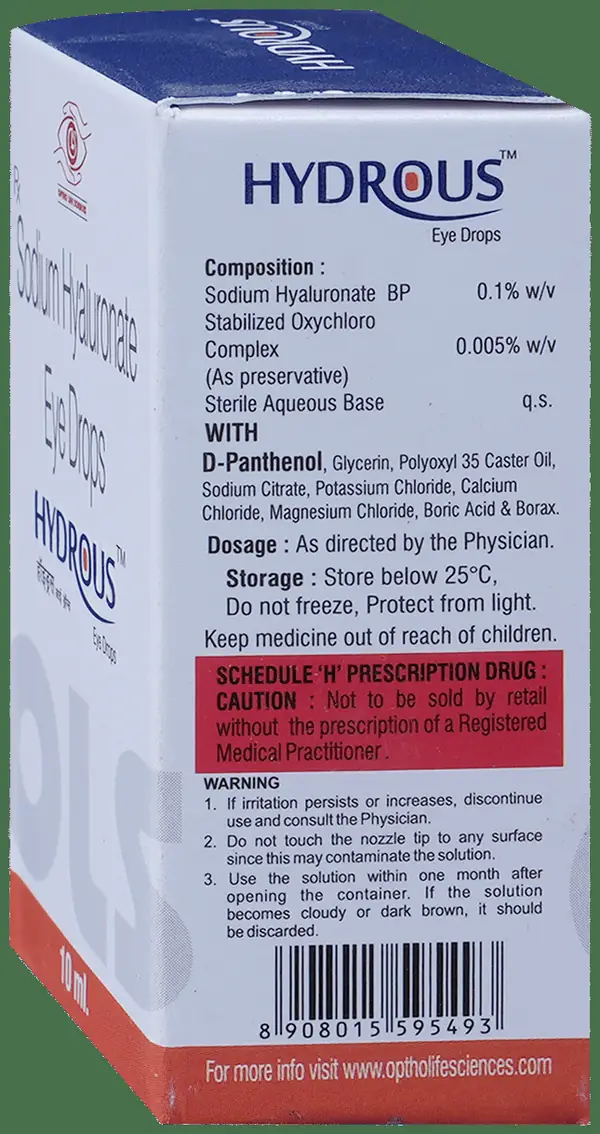 Hydrous Eye Drop