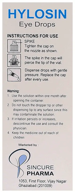 Hylosin Eye Drop