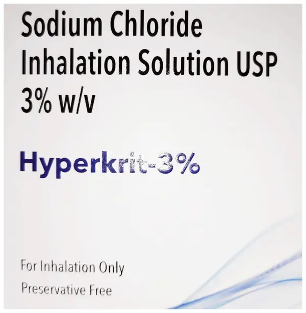 Hyperkrit 3% Inhalation Solution (4ml Each) (Preservative Free)