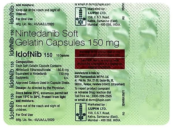 Idofnib 150 Soft Gelatin Capsule