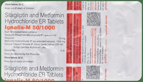 Ignalis-M 50/1000 Tablet ER