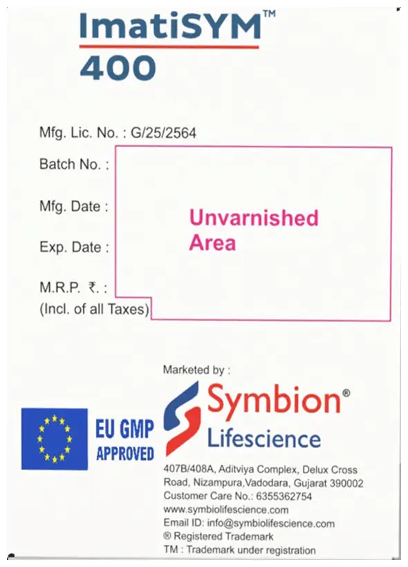 Imacure ImatiSYM 400 Tablet