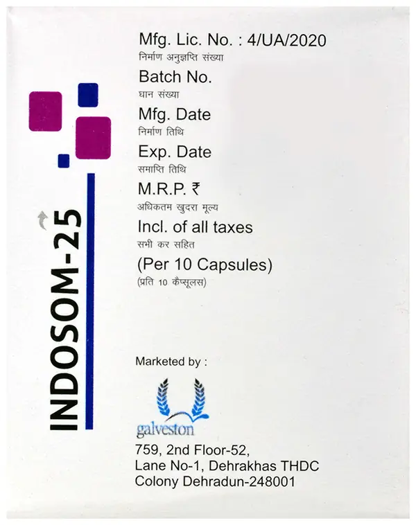 Indosom 25 Capsule