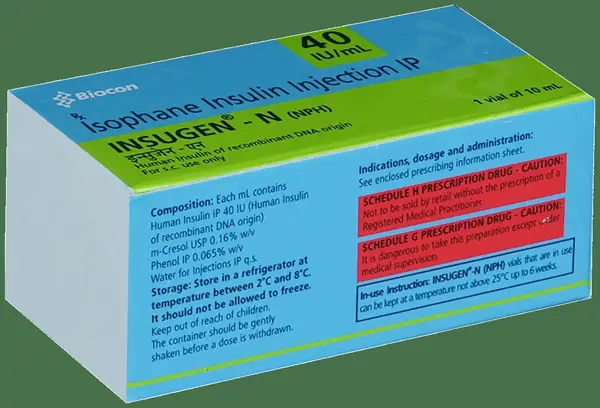 Insugen-N 40IU/ml Injection