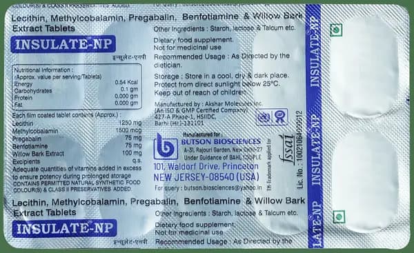Insulate-NP Tablet