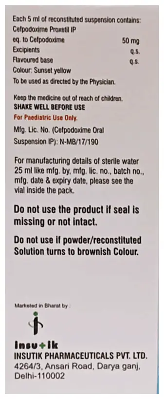Insupod 50 Dry Syrup