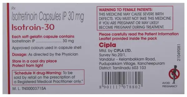 Isotroin 30 Capsule
