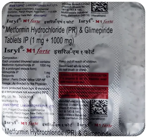 Isryl-M1Forte Tablet PR
