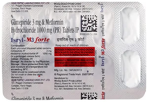 Isryl-M3 Forte Tablet PR