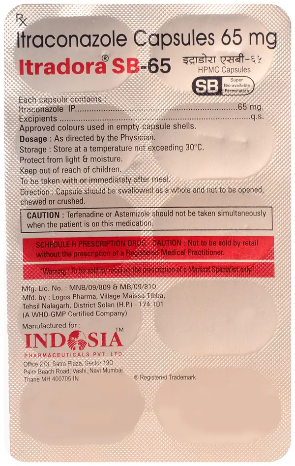 Itradora SB 65 Capsule