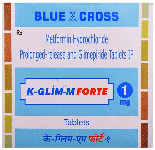 K-Glim-M Forte 1mg Tablet PR