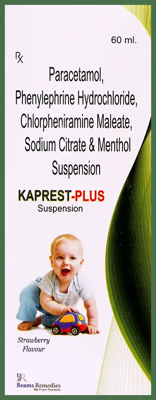 Kaprest-Plus Oral Suspension Strawberry