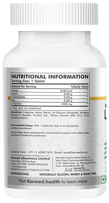 Karmed L-Arginine 1000mg Tablet