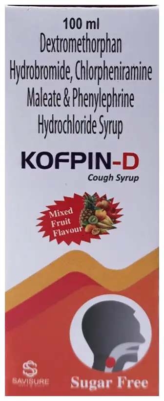 Kofpin-D Syrup Mixed Fruit Sugar Free
