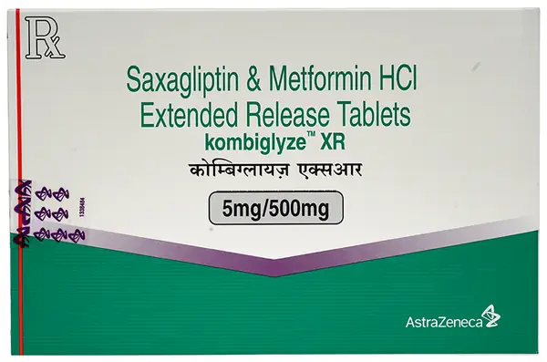 Kombiglyze XR 5mg/500mg Tablet