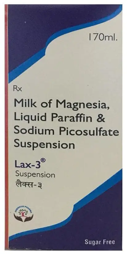 Lax 3 Oral Suspension Sugar Free