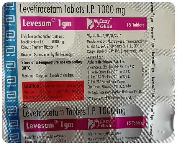 Levesam 1gm Eazy Glide Tablet