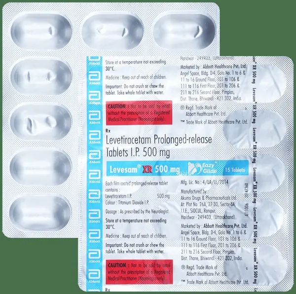 Levesam XR 500mg Eazy Glide Tablet