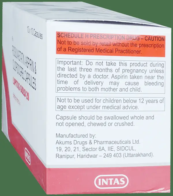 Lipitas Gold 75mg/20mg/75mg Capsule