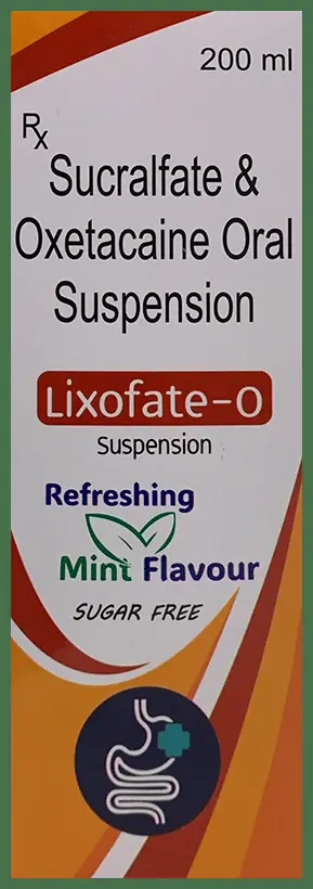 Lixofate-O Oral Suspension Mint Sugar Free