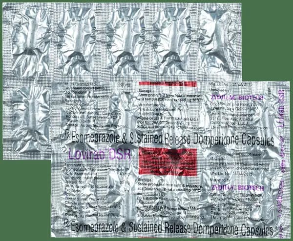 Lovirab DSR 30mg/40mg Capsule